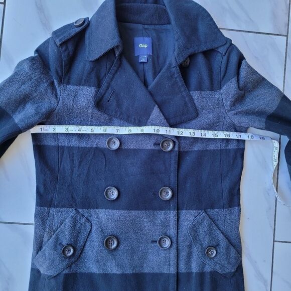 GAP Wool Fitted Peacoat - Picture 6 of 7